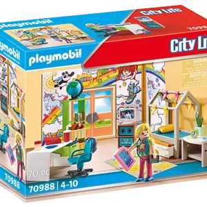 Playmobil Μοντέρνο εφηβικό δωμάτιο 70988