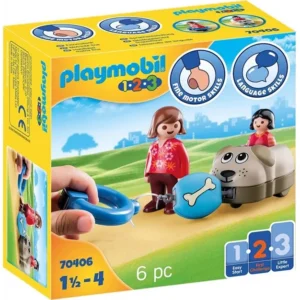Playmobil Τρενάκι Με Βαγόνι-Σκυλάκι "70406"