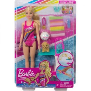 Barbie DreamHouse Adventures - Κολυμβήτρια Κούκλα (GHK23)
