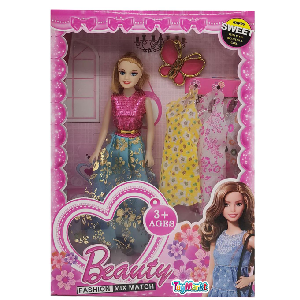 ΚΟΥΚΛΑ ΜΕ ΦΟΡΕΜΑΤΑ & ΠΕΤΑΛΟΥΔΑ 72-2046