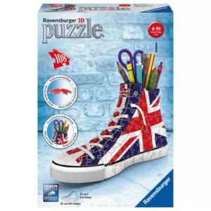 3D Puzzle Organizer British Flag Trainer-108 Pieces (11222)