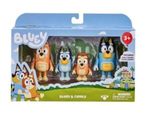 Bluey Φιγούρα 4Pack Bluey and Family (BLY38100)