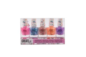 CREATE it! Σετ 5 τμχ Βερνίκια Νυχιών Confetti 84147