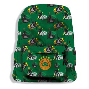 ΠΑΟ Μπάσκετ Σχολική Τσάντα Πλάτης Γυμνασίου - Λυκείου σε Πράσινο χρώμα