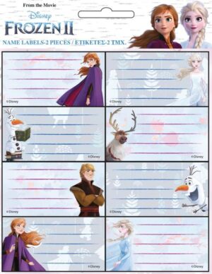GIM Ετικέτα 2Τμχ. Frozen