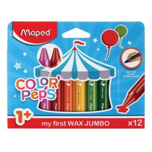 Maped Color Peps My First Wax Jumbo Κηρομπογιές 12 Τεμαχίων