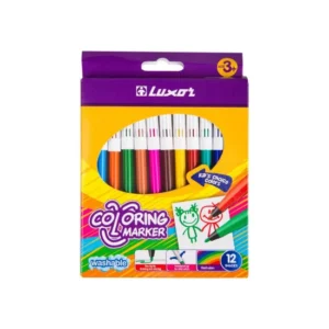 Luxor Μαρκαδόροι Παιδικοί 12 Χρώματα