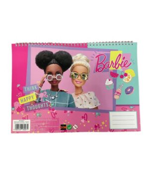 ΜΠΛΟΚ ΖΩΓΡΑΦΙΚΗΣ GIM Α4 (23x33cm) 40 ΦΥΛΛΑ ΜΕ ΑΥΤΟΚΟΛΛΗΤΑ BARBIE 349-84416