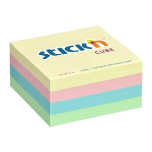 Χαρτάκια POST-IT Pastel Mix 75x75mm HOPAX 400 Φύλλων