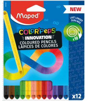 ΞΥΛΟΜΠΟΓΙΕΣ MAPED COLOR PEPS INFINITY ΣΕΤ 12 ΧΡΩΜΑΤΑ 861600