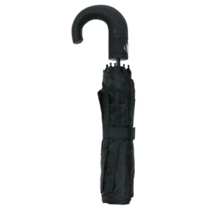 Ομπρέλα βροχής σπαστή αυτόματη 55cm polyester μαύρη 0102