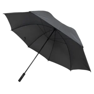 Ομπρέλα βροχής golf με μπαστούνι polyester μαύρη 0159