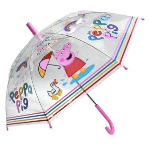 Ομπρέλα βροχής παιδική με μπαστούνι 38cm POE PEPPA PIG 4775