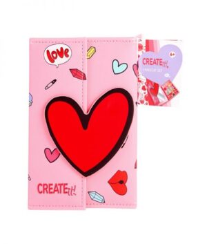 CREATE it! Σετ Μακιγιάζ Βιβλιο με Μαγνητικό Κλείσιμο “Καρδιά” 884526