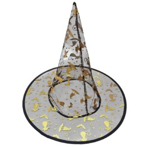 Καπέλο Μάγισσας Μαύρο Ύφασμα 3-1641